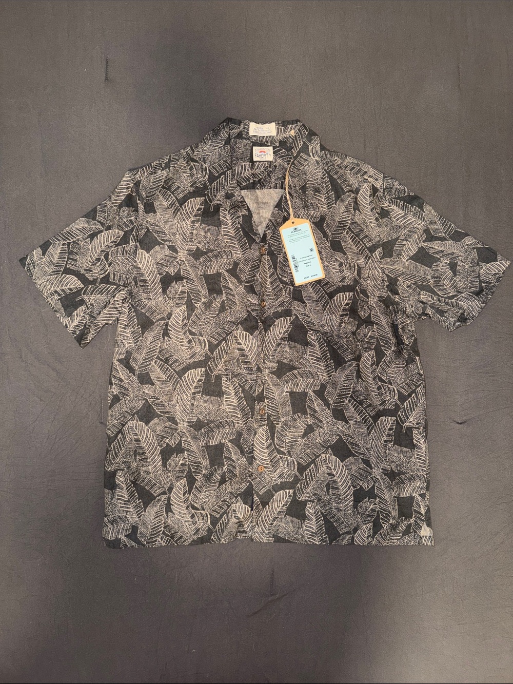 Faherty Short Sleeve Breeze Shirt - Camp Collar